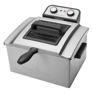 Profi Cook PC-FR1038 Friteuse met dubbele koudezone 3000 W Timerfunctie, Met handmatige temperatuursinstelling RVS