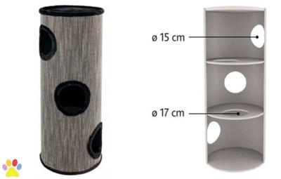 Trixie Krabton Amado Zwart 40X40X100 CM