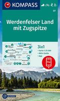 Wandelkaart 07 Werdenfelser Land mit Zugspitze | Kompass - thumbnail