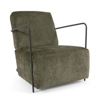 Kave Home Gamer fauteuil groen chenille