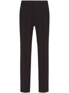 Valentino Garavani pantalon de costume slim en laine vierge - Noir