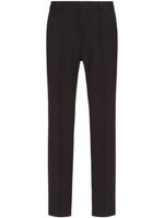 Valentino Garavani pantalon de costume slim en laine vierge - Noir - thumbnail