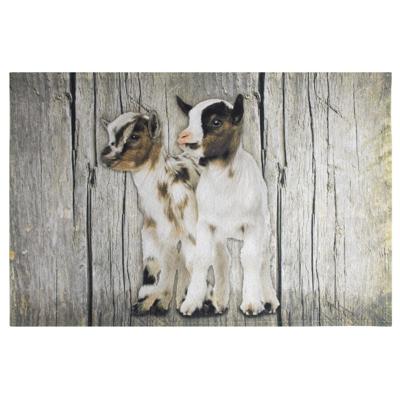 Deurmat Witte Dwerggeitjes (75 x 50 cm)