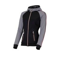 Sjeng Sports Plus Size sportvest Kailies plus zwart/grijs/roze