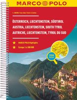 Wegenatlas Oostenrijk, Liechtenstein, Zuid Tirol (Italie) | Marco Polo - thumbnail