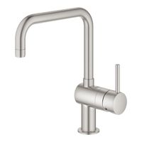 GROHE Minta Keukenkraan - hoog - draaibare uitloop - supersteel geborsteld 32488DC0