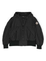 Moncler Enfant veste bomber Assia à capuche - Noir - thumbnail