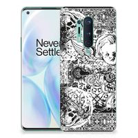 Silicone Back Case OnePlus 8 Pro Skulls Angel