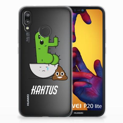 Huawei P20 Lite Telefoonhoesje met Naam Cactus Poo Huawei P20 Lite Telefoonhoesje met Naam Cactus Poo