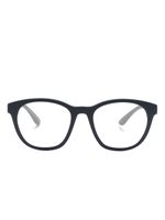 Emporio Armani lunettes de vue à monture ronde - Bleu