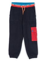 Marc Jacobs Kids pantalon à taille à logo - Bleu - thumbnail