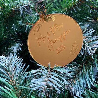 Gepersonaliseerde kersthanger met takjes Gepersonaliseerde kersthanger met takjes