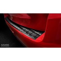 Zwarte RVS Bumper beschermer passend voor Mitsubishi ASX Facelift 2019- 'Ribs' AV245227