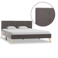 vidaXL Bedframe stof taupe 140x200 cm