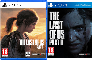 The Last of Us Part 1 PS5 + The Last of Us Part II PS4