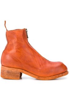 Guidi bottines zippées - Orange