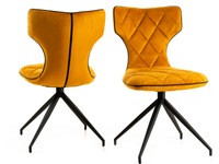 Set van 2 stoelen MILAN geel - thumbnail