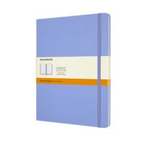 Notitieboek Moleskine XL 190x250mm lijn hard cover hydrangea blue - thumbnail