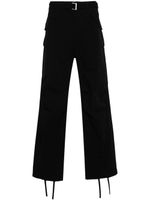 sacai pantalon droit à poches cargo - Noir