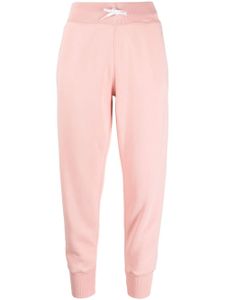 Polo Ralph Lauren pantalon de jogging en coton mélangés à lien de resserrage - Rose