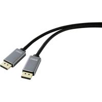 SpeaKa Professional SP-8993892 DisplayPort-kabel DisplayPort Aansluitkabel DisplayPort-stekker, DisplayPort-stekker 5.00 m Zwart - thumbnail