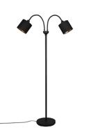 Trio Vloerlamp Tommy 2-lichts zwart R46332079