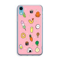 Happy bento friends: iPhone XR Transparant Hoesje - thumbnail