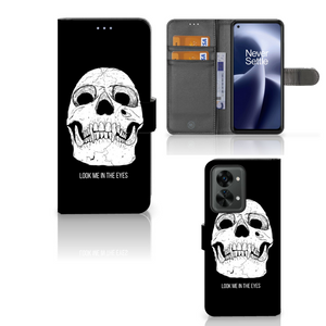 Telefoonhoesje met Naam OnePlus Nord 2T Skull Eyes