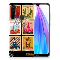 Xiaomi Redmi Note 8T Siliconen Back Cover Postzegels - thumbnail