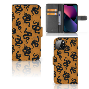 Telefoonhoesje met Pasjes voor Apple iPhone 13 Snakes