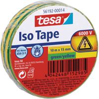 tesa 56192-00014-22 Isolatietape Groen, Geel (l x b) 10 m x 15 mm 1 stuk(s) - thumbnail