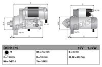 Startmotor / Starter DENSO, Spanning (Volt)12V, u.a. für BMW - thumbnail