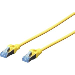 Digitus DK-1532-010/Y RJ45 Netwerkkabel, patchkabel CAT 5e SF/UTP 1.00 m Geel Verdraaide paren 1 stuk(s)