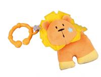 Happy People kinderwagenhanger leeuw 10 cm geel