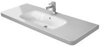 Duravit Durastyle Meubelwastafel 120x48 Cm. Met Kraangat M/overloop Wit