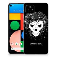 Silicone Back Case Google Pixel 4a 5G Skull Hair