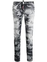 DSQUARED2 jean skinny à imprimé camouflage - Noir - thumbnail