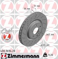 Remschijf Coat Z 400369420