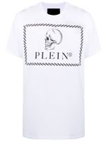 Philipp Plein t-shirt à imprimé tête de mort - Blanc