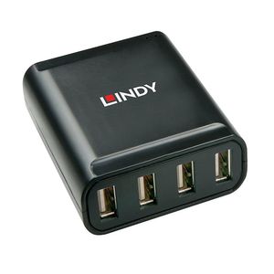 Lindy 42679 interface hub USB 2.0 Zwart