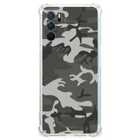 OPPO A16 | A16s | A54s Doorzichtige Silicone Hoesje Army Light - thumbnail