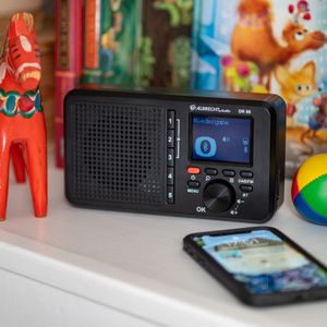 Albrecht DR 86 Radio DAB+, VHF (FM) Oplaadbaar Zwart