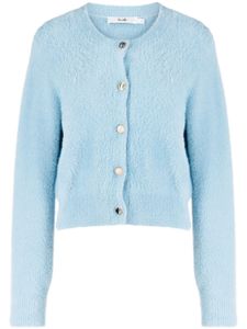 b+ab cardigan à effet brossé - Bleu