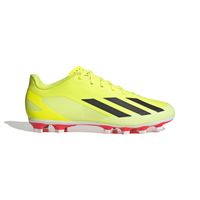 adidas X Crazyfast Club Gras / Kunstgras Voetbalschoenen (MG) Felgeel Zwart Wit