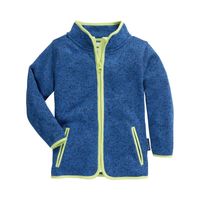 Playshoes fleece jasje blauw Maat - thumbnail