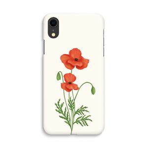 Red poppy: iPhone XR Volledig Geprint Hoesje