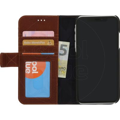 Decoded 2-in-1 Leather Wallet Apple iPhone Xr Book Case Bruin Decoded 2-in-1 Leather Wallet Apple iPhone Xr Book Case Bruin