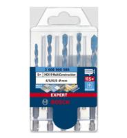 Bosch Accessories EXPERT MultiConstruction HEX-9 2608900585 Multifunctionele boorset 5-delig 4 mm, 5 mm, 6 mm, 8 mm Zeskant schacht 5 stuk(s) - thumbnail