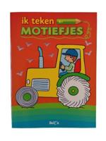 Ballon kleurboek Motiefjes junior 27 x 20 cm papier oranje