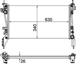 Radiateur CR1122000P